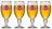 Stella Artois Biergläser - Chalice - 330 ml - 4 Stück