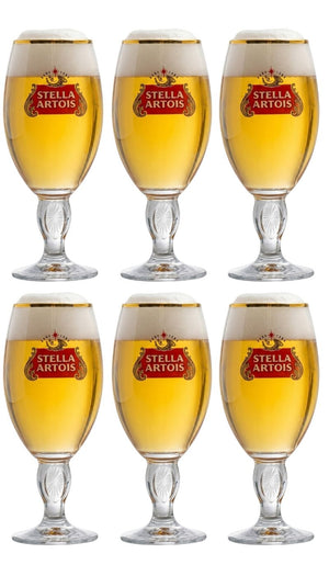 Stella Artois Biergläser - Chalice - 330 ml - 6 Stück