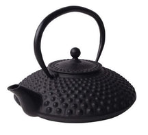 Cookinglife Teekanne Arare mit Edelstahlfilter - Gusseisen Schwarz - 1.2 Liter