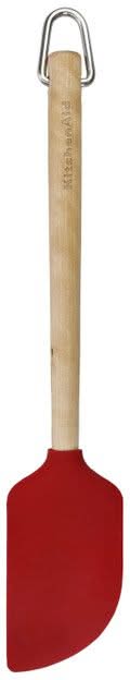 KitchenAid Teigschaber Core Kaiserrot Birkenholz Silikon 32 cm - Spatel Antihaft