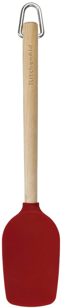 KitchenAid Rührlöffel Core Kaiserrot Birkenholz 31 cm - Kochlöffel für Antihaft