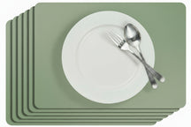 Cosy & Trendy Tischsets Lederlook Basil 43 x 30 cm - 6 Stück