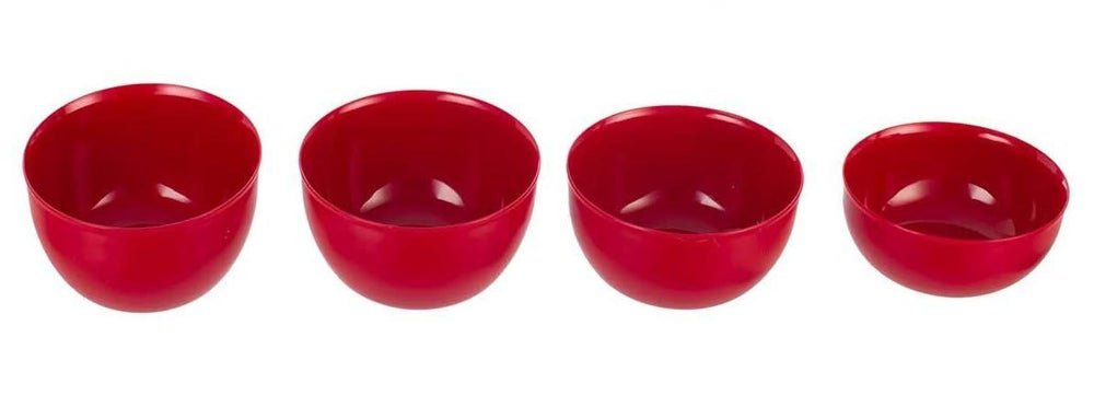 KitchenAid Schüsseln Core Kaiserrot Kunststoff 4er - Aufbewahrungsset bis 1,06L