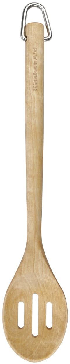KitchenAid Gemüselöffel Core Birkenholz 34 cm - Holzlöffel Küchenutensil