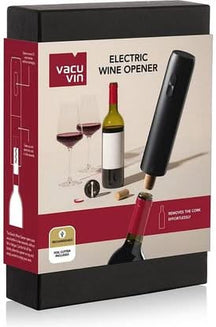 Vacu Vin Elektrischer Weinöffner + Folienschneider - Schwarz