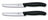 Victorinox Tomatenmesser Wellenschliff Swiss Classic Schwarz - 11 cm - 2 Stück