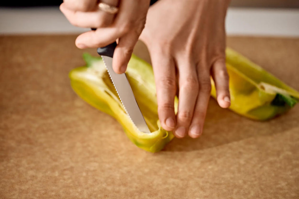 Victorinox Tomatenmesser Wellenschliff Swiss Classic Schwarz - 11 cm - 2 Stück