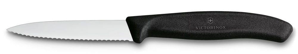 Victorinox Gemüsemesser-Set Swiss Classic Schwarz 3-teilig - Tomatenmesser, Officemesser & Schälmesser