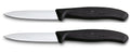 Victorinox Gemüsemesser Swiss Classic Schwarz - 8 cm - 2 Stück