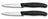 Victorinox Gemüsemesser Swiss Classic Schwarz - 8 cm - 2 Stück