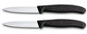 Victorinox Gemüsemesser Swiss Classic Schwarz - 8 cm - 2 Stück