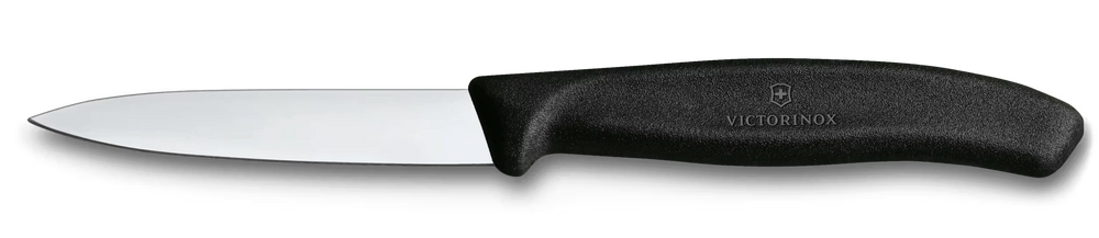 Victorinox Gemüsemesser-Set Swiss Classic Schwarz 2-teilig - Schälmesser & Gerade Schäler