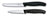 Victorinox Gemüsemesser-Set Swiss Classic Schwarz 2-teilig - Tomatenmesser & Schälmesser