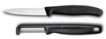 Victorinox Gemüsemesser-Set Swiss Classic Schwarz 2-teilig - Schälmesser & Gerade Schäler