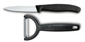 Victorinox Gemüsemesser-Set Swiss Classic Schwarz 2-teilig - Schälmesser & Y-Schäler
