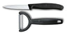 Victorinox Gemüsemesser-Set Swiss Classic Schwarz 2-teilig - Schälmesser & Y-Schäler