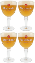 Westmalle Trappistenbiergläser - 330 ml - 4 Stück