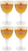 Westmalle Trappistenbiergläser - 330 ml - 4 Stück