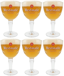 Westmalle Biergläser Trappist 330 ml - 6 Stück