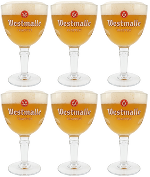 Westmalle Biergläser Trappist 330 ml - 6 Stück