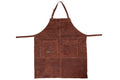 White Fire Grillschürze aus Leder - Braun - 77 x 66 cm