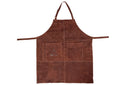 White Fire Grillschürze aus Leder - Braun - 77 x 66 cm