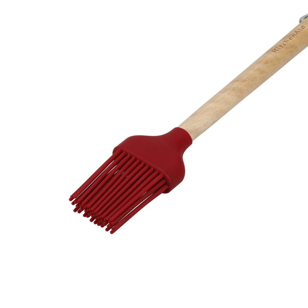 KitchenAid Backpinsel Core Kaiserrot Holz-Silikon 22 cm - Bestreichen Backen