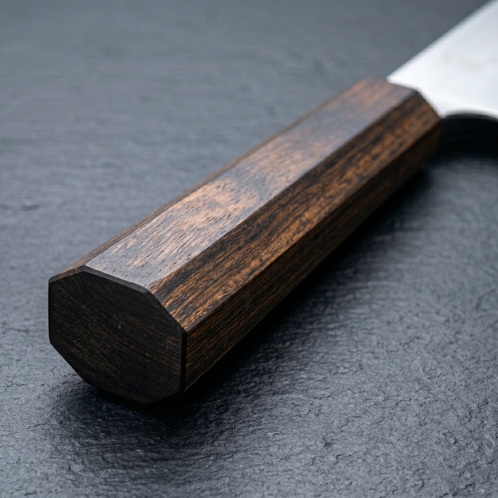 Yaxell Santokumesser Hana 12,5 cm – 3-lagiger Edelstahl – dunkelbrauner Pakkaholzgriff