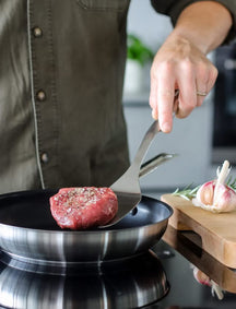 KitchenAid Spatel Premium Edelstahl 35 cm Silber - BBQ-Spatel spülmaschinenfest