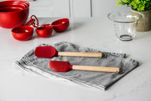 KitchenAid Spatelset Core Kaiserrot Birkenholz 2-teilig - Kochspatel Antihaft
