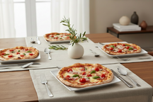 BonBistro Yong Squito Geschirrset - Weiß - 12-teilig / 4 Personen - 4 Speiseteller, 4 Frühstücksteller und 4 Schüsseln