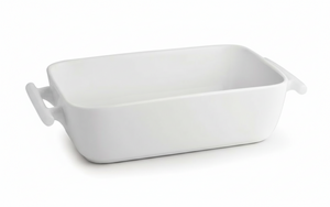 BonBistro Yong Squito Auflaufformen - 33 x 24 x 6 cm / 3,5 Liter - Weiß - 2er-Pack
