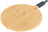 ZiiPa Servierbrett / Pizzabrett Sora Buchenholz Schiefer - ø 31 cm